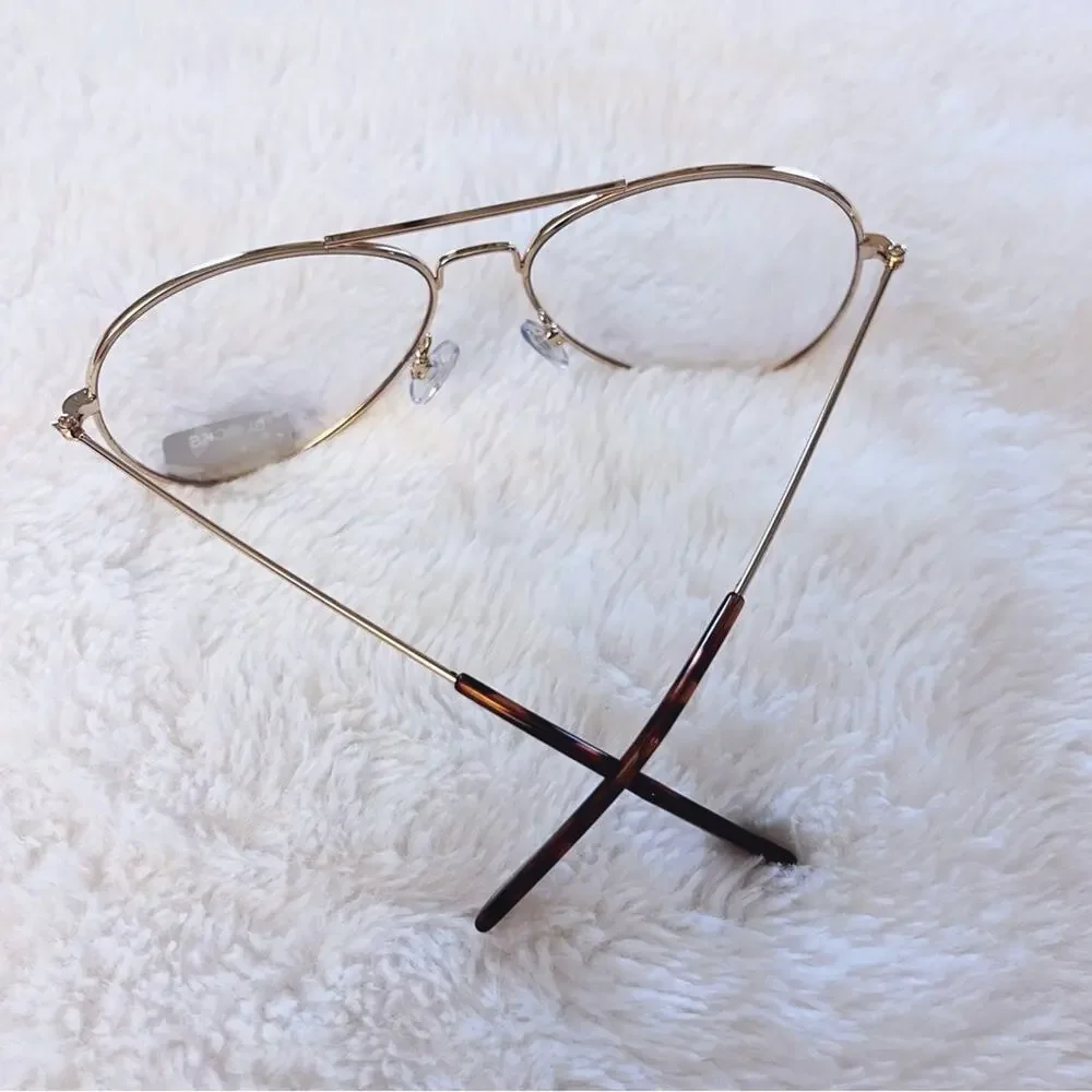 Noelle Gold Blue Light Glasses